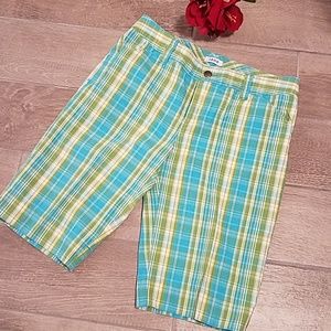 Plaid IZOD Bermuda Golf Shorts Size 4